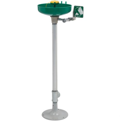 Axion MSR™ Pedestal Eye/Face Wash Stations - Coverage Area: Eye/Face - Installation Type: Pedestal - Bowl Material: Plastic