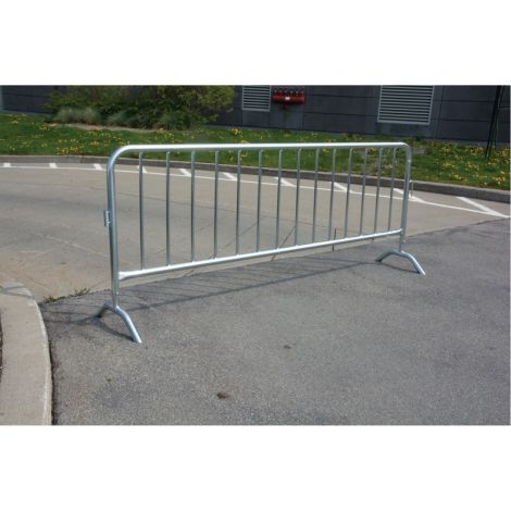 Portable Interlocking Barriers - Finish: Galvanized Finish