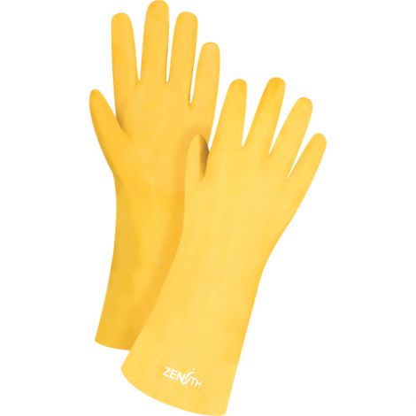 PVC Rough Finish Gloves, 14" Gauntlet - Size: Large (9) - Case/Qty: 120 Pairs