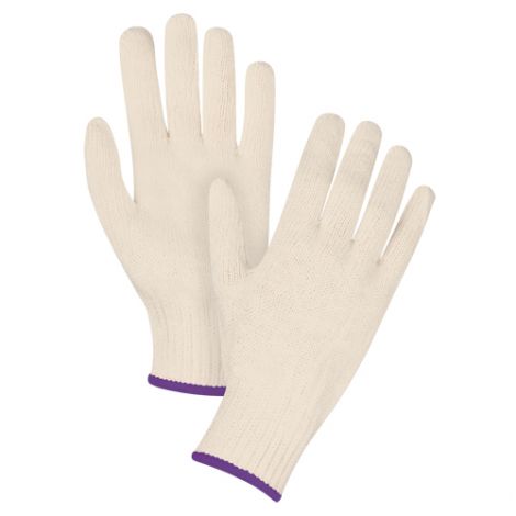 Poly/Cotton String Knit Gloves - Standard Weight - Size: X-Small - Case/Qty: 300 Pairs