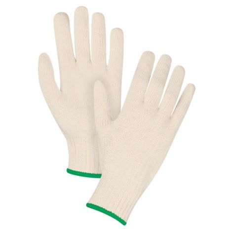 Heavyweight String Knit Gloves, Poly/Cotton, 7 Gauge, Medium. Case/Qty: 300 Pairs