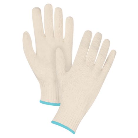 Poly/Cotton String Knit Gloves - Standard Weight - Size: X-Large - Case/Qty: 300 Pairs