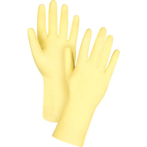 Natural Rubber Latex Gloves - 18-mil - Size: X-Large (10) - Case/Qty: 144 Pairs