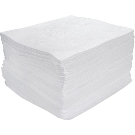 Meltblown Sorbent Pads - Medium Weight - Absorbency/Pkg.: 25 Gallons