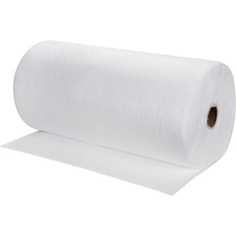 MeltBlown Sorbent Rolls, Mediumweight, 150'L x 30"W, 40 gal. Absorbency