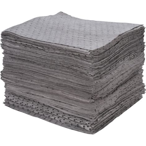 Bonded Sorbent Pads, Universal, 15" x 17", 30 gal. Absorbency