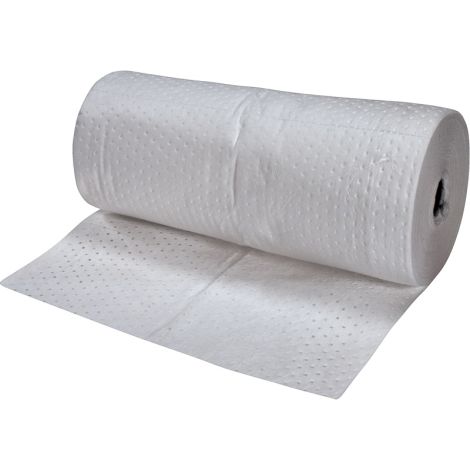 Fine Fibre Sorbent Rolls, Medium Weight, 150'L x 30"W, 40 gal. Absorbency