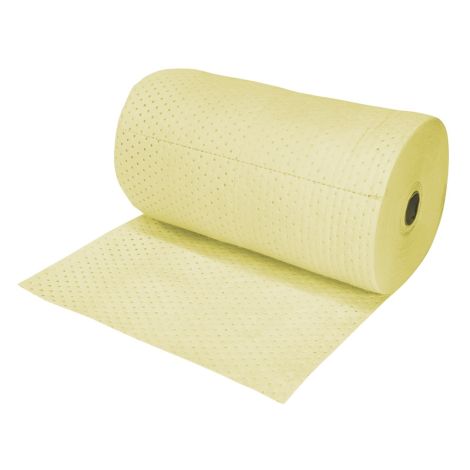 Fine Fibre Sorbent Rolls, Medium Weight, 150'L x 15"W, 20 gal. Absorbency