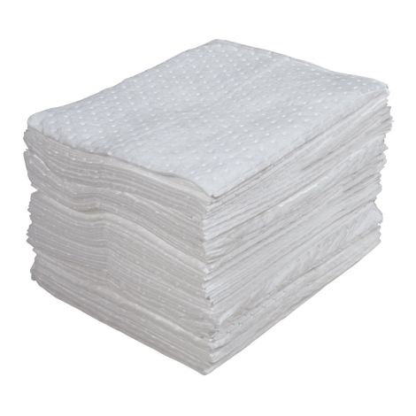 Laminated (SMS) Sorbent Pads, Oil Only, 15" x 17", 30 gal. Absorbency, Pack of 100