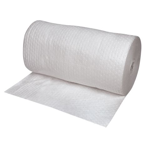 Laminated (SMS) Sorbent Rolls, Mediumweight, 150'L x 30"W, 40 gal. Absorbency