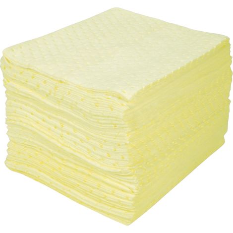 Bonded Sorbent Pads, Hazmat, 15" x 18", 30 gal. Absorbency, Pack of 200