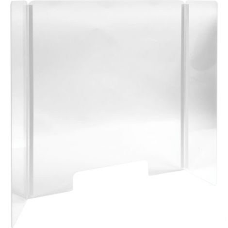 Countertop Safety Shield - Overall Height: 31-3/4" - Overall Width: 24-3/8" - Medical Device Class: Non-Medical 