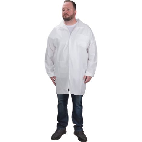 Microporous Protective Clothing - Style: Lab Coats - Size: 4X-Large - Case/Qty: 30