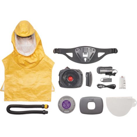 PA700 - DECON - PAPR Starter Kit with PA111 Lithium-Ion Battery Type,  North Safety Products