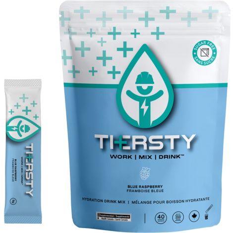 Hydration Drink Mix, Single Serve, Blue Raspberry, Case/Qty: 120