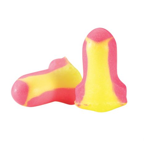 Laser Lite® Multi-colour Foam Disposable Earplugs - Uncorded - Qty/Case: 4 Boxes (800 Pairs)