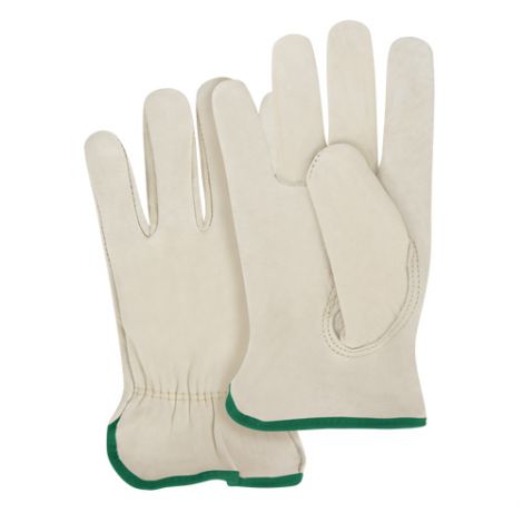 Grain Cowhide Drivers Gloves - Size: Medium - Case/Qty: 18 Pairs