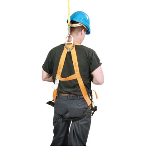 Titan™ Contractor's Harnesses - D-Ring: Back and Side - Shoulder Connections: Tongue Buckle - Leg Connections: Mating - Chest Connections: Mating