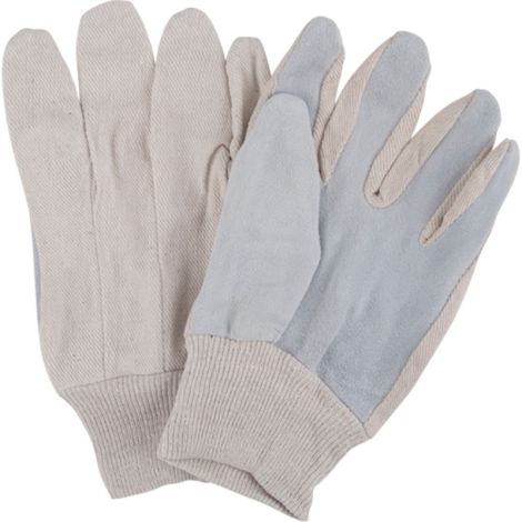 Standard-Duty Work Gloves, Ladies, Split Cowhide Palm, Case/Qty: 60 Pairs 
