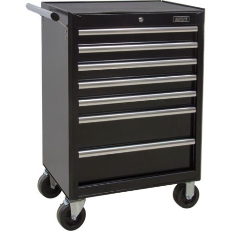 Industrial Tool Cart - No. of Drawers: 7 - Overall Dimensions: 18-3/4"D x 27"W x 39"H