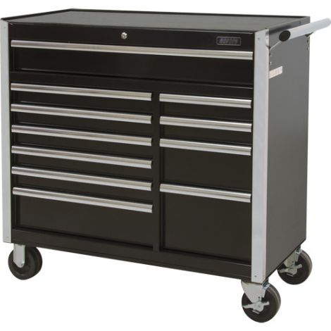 Industrial Tool Cart - No. of Drawers: 11 - Overall Dimensions: 18-3/4"D x 41"W x 39-1/3"H