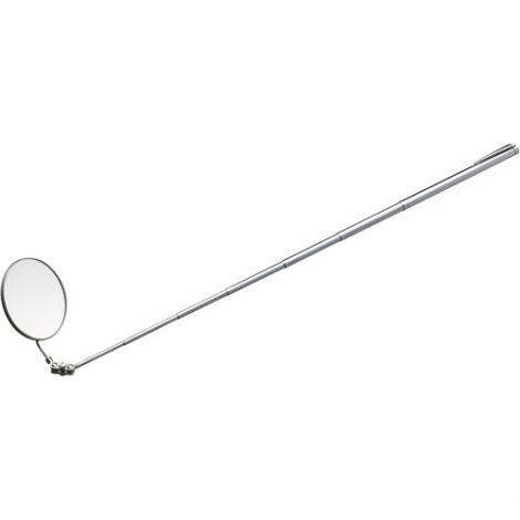 Inspection Mirror, Circular, Telescopic, 5" Diameter