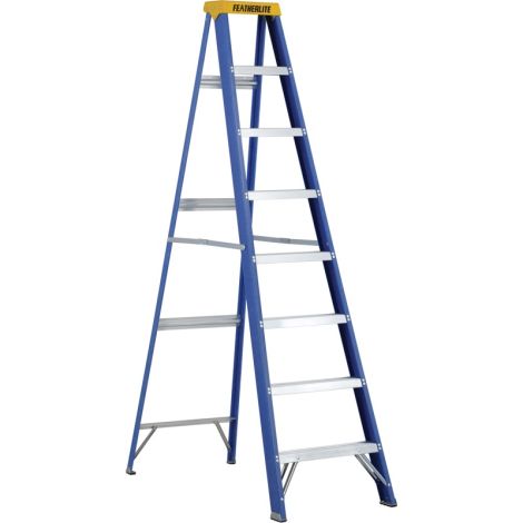 Industrial Duty Fibreglass Stepladders (6300 Series) - Nominal Height: 8' 