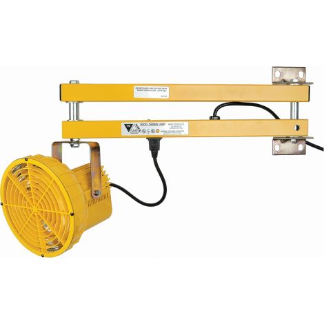 Dock Lights, 24" Arm, 50 W, High Pressure Sodium Lamp, Polycarbonate