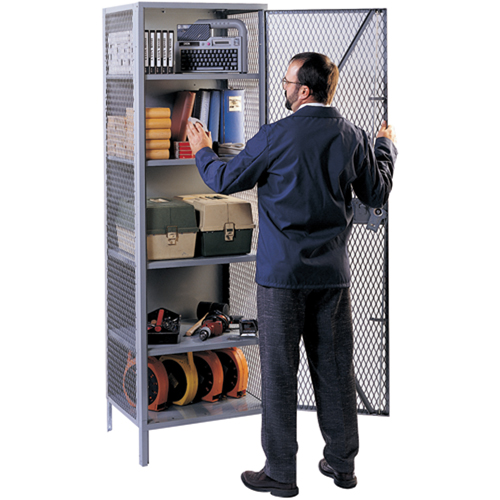 Visible Storage Wire Mesh Cabinet