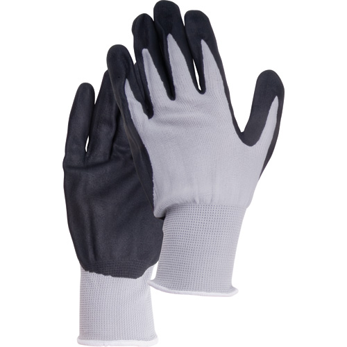 Breathable Lightweight Nitrile Foam Palm Coated Gloves