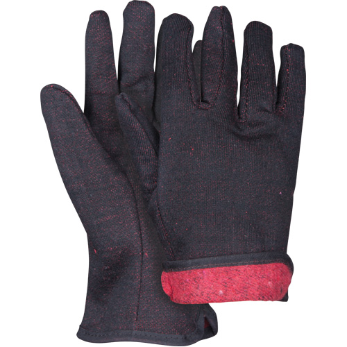 Brown Jersey Gloves