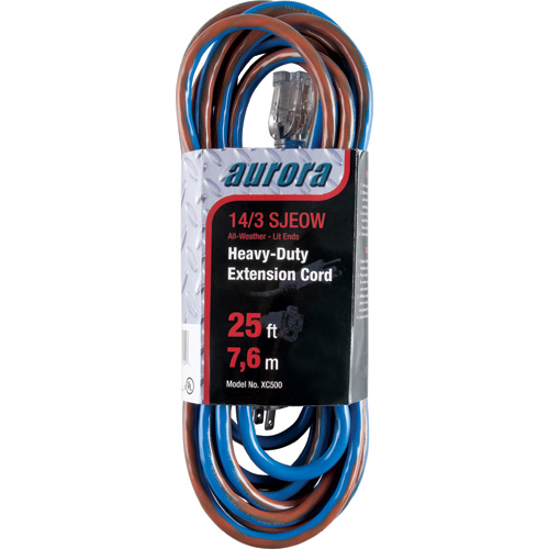 All Weather TPE-Rubber  Extension Cords with Light Indicator