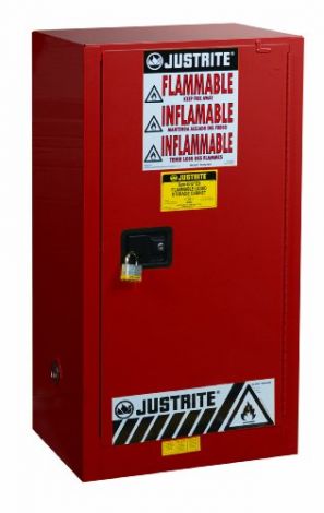 Sure-Grip® EX Combustibles Safety Cabinet for Paint and Ink - Capacity: 20 gal. - Door Type: Manual