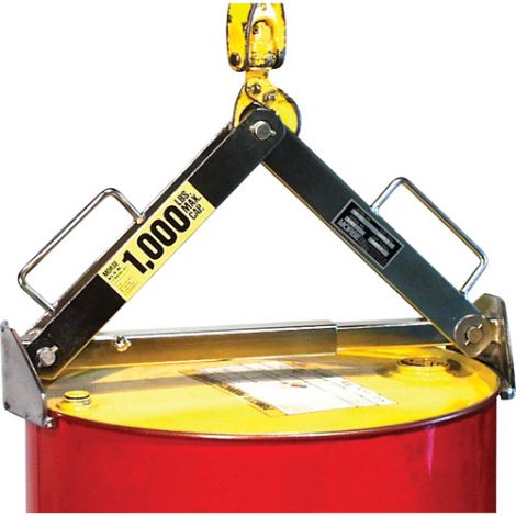 Drum/Overpack Lifter - Stainless Steel Universal Lifter - Drum Capacity: 30 - 85 US Gal. (25 - 70 Imperial Gal.)