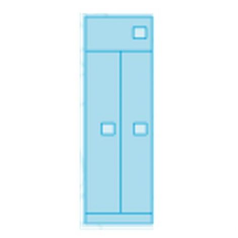 Heavy Duty Evidence Locker - 3 Door Configuration - 18 x 24 x 82 