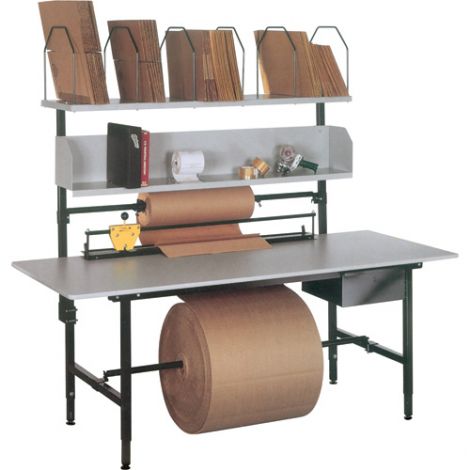 Packaging & Shipping Station - A Series Bench - Width: 83" - Depth: 33" - Height: 60" 