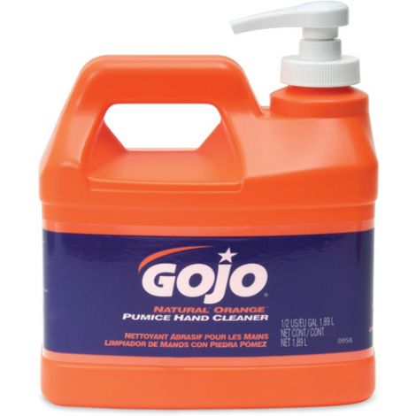 GOJO® Natural Orange™ Pumice Hand Cleaner - Type: Pumice - Container Size: 1.89 L - Qty/Case: 12