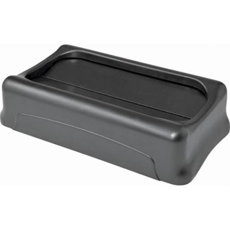 Slim Jim® with Venting Channels - Type: Swing Lid - Fits Container Size: 20-1/2" x 11-2/5" - Colour: Black