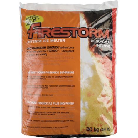 Firestorm® Intense Ice Melters - Container Size: 44 lbs. (20 kg) Case/Qty: 6