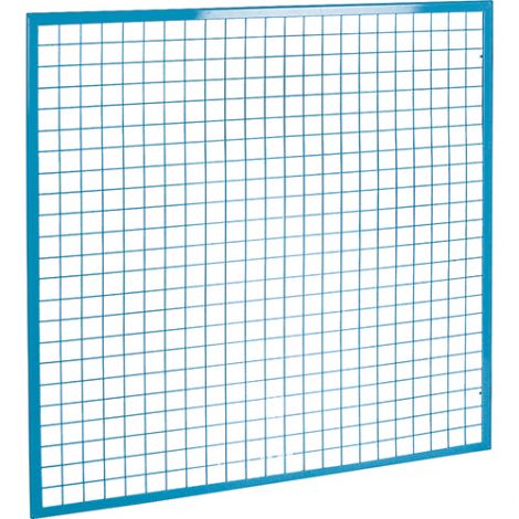 Wire Mesh Partition Panel - Dimensions: 4'W x 4'H 