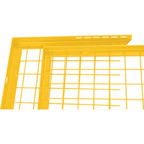 Adjustable Filler Panel - Colour: Yellow - Dimensions: 4'W x 1'H - Case/Qty:2