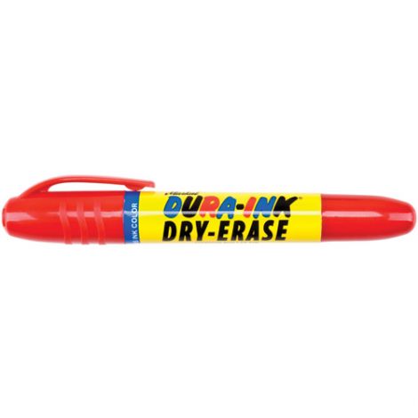 Dura-Ink ® Dry Erase Ink Markers - Colour: Red - Qty/Case: 60