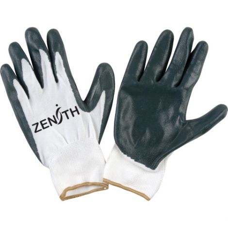 Lightweight Nitrile Coated Gloves - Size: Large (9) - Qty: 120 