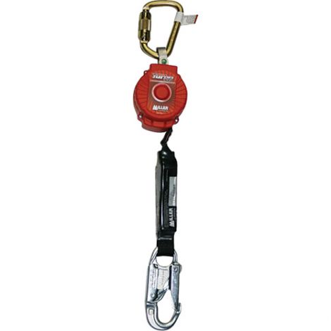 TurboLite™ Personal Fall Limiters - Harness Connection: Aluminum Twist-Lock Carabiner - Anchorage Connection: Aluminum Locking Snap Hook