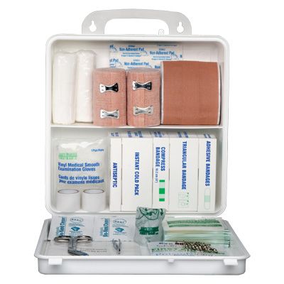 Manitoba Regulation First Aid Kits - Kit Type: 25 WORKERS - Container Type: 24-unit Plastic