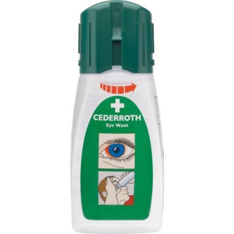 Cederroth® Eyewash Solution - Bottle Capacity: 235ml - Contents: Full - Case/Qty: 6