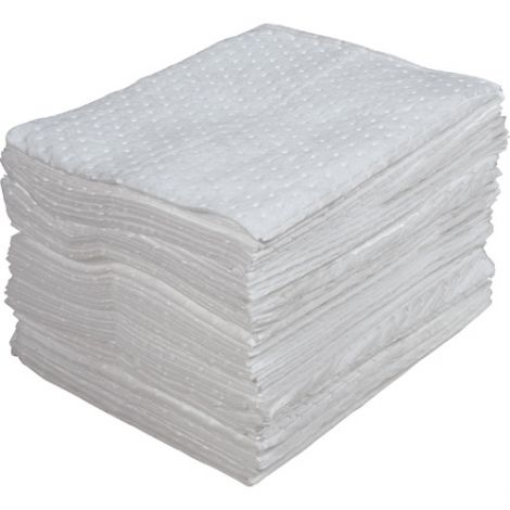 Laminated (SMS) Sorbent Pads - Medium Weight - Absorbency/Pkg.: 25 Gallons