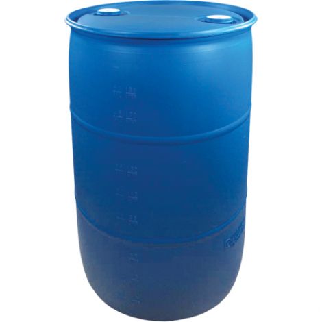 Blue Polyethylene Drums - Drum Size: 55 US gal (45 imp. gal.) - Unlined / Closed Top