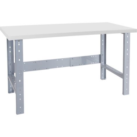 Pre-designed Workbench - Capacity: 2500 lbs. - Configuration: Top & Legs Only - Height: 34" - Width: 60"