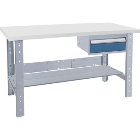 Pre-designed Workbench - Capacity: 2500 lbs. - Configuration: Drawers/Shelf - Height: 34" - Width: 60"